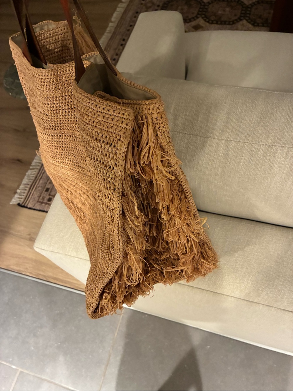 Ibeliv Raffia Tote Bag - Picture 3 of 6